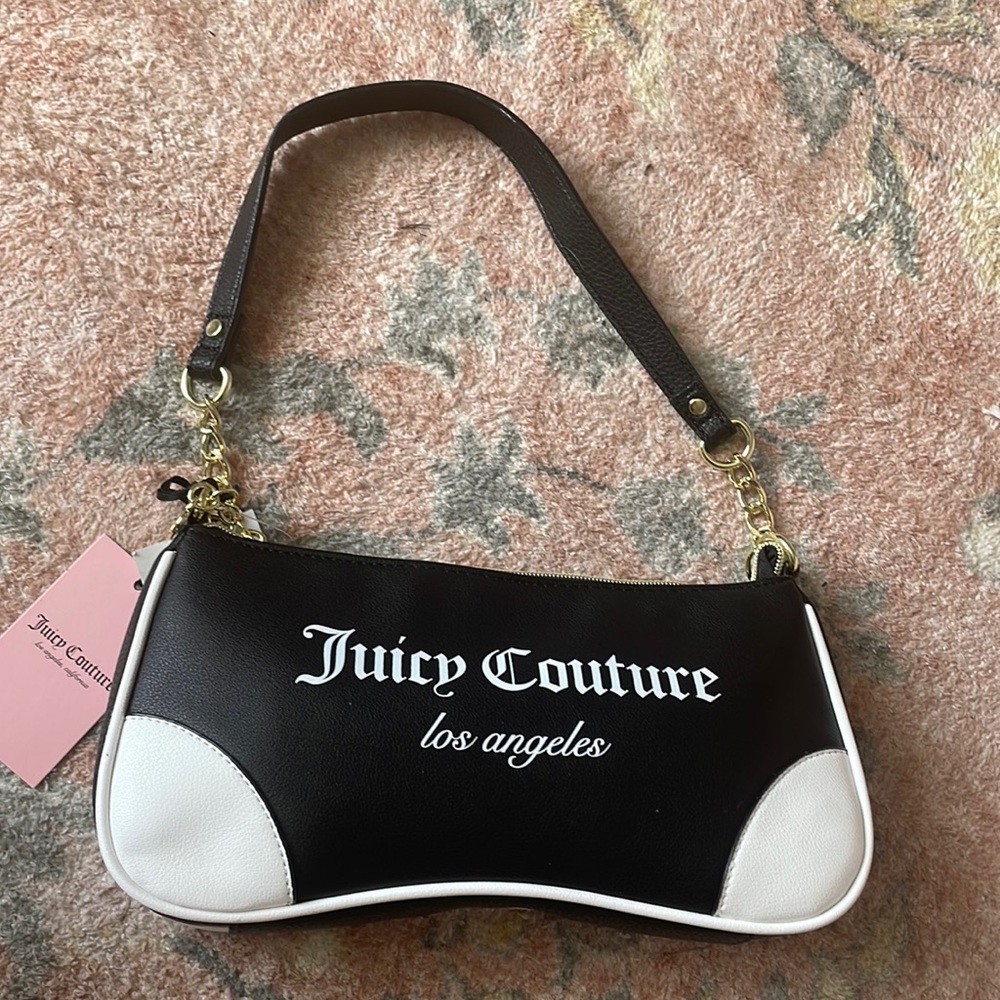 Juicy Couture black Fashionista Sports Shoulder Bag